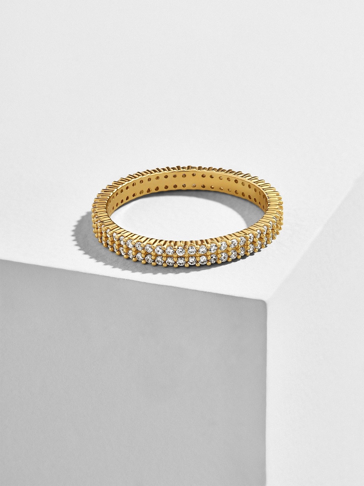 Alveo 18K Gold Vermeil Stacking Ring | BaubleBar (US)
