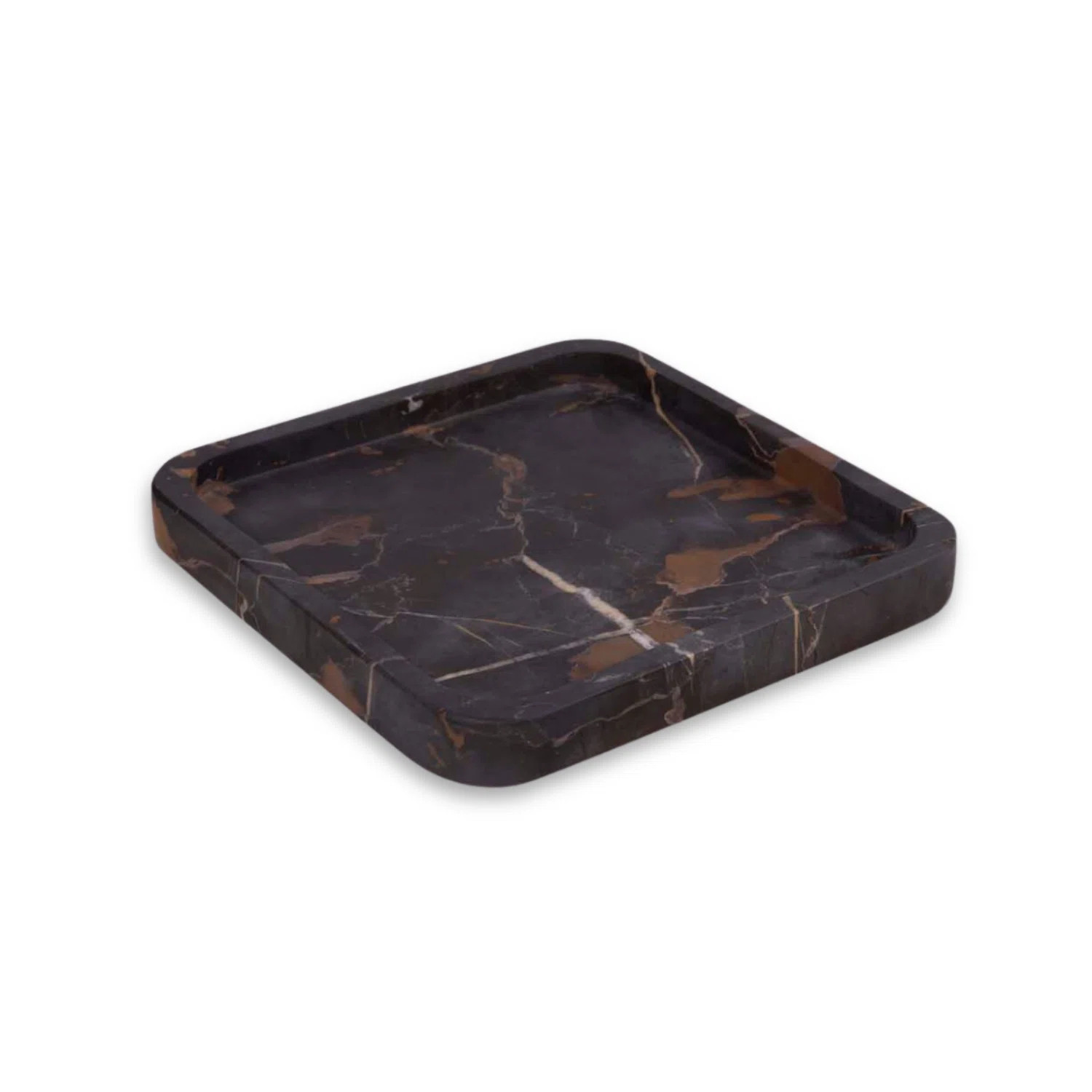Wrought Studio™ Julka Genuine Marble Tray and Catch-All in Green Onyx | Wayfair | Wayfair North America