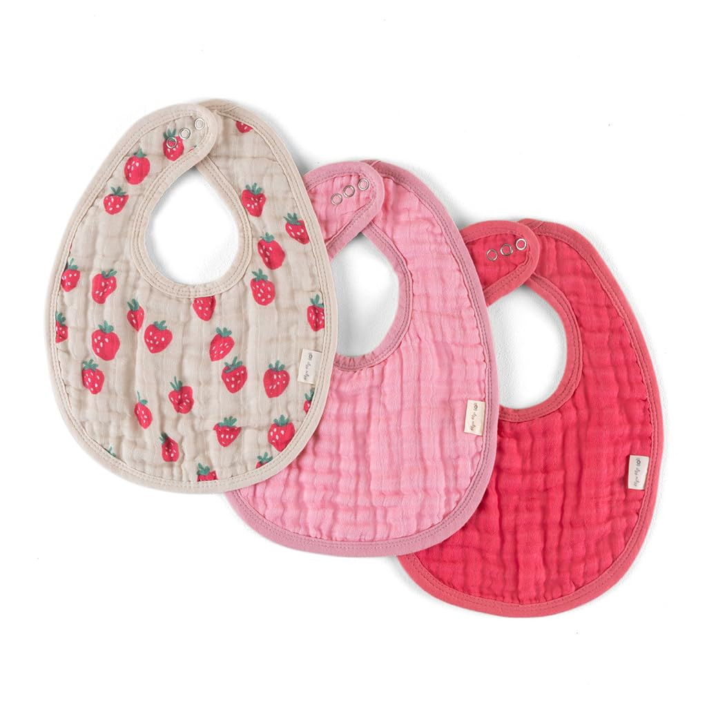 Itzy Ritzy Set of 3 Baby Bibs - Ultra-Soft Adjustable Infant & Toddler Bibs Made of Triple-Layer ... | Amazon (US)