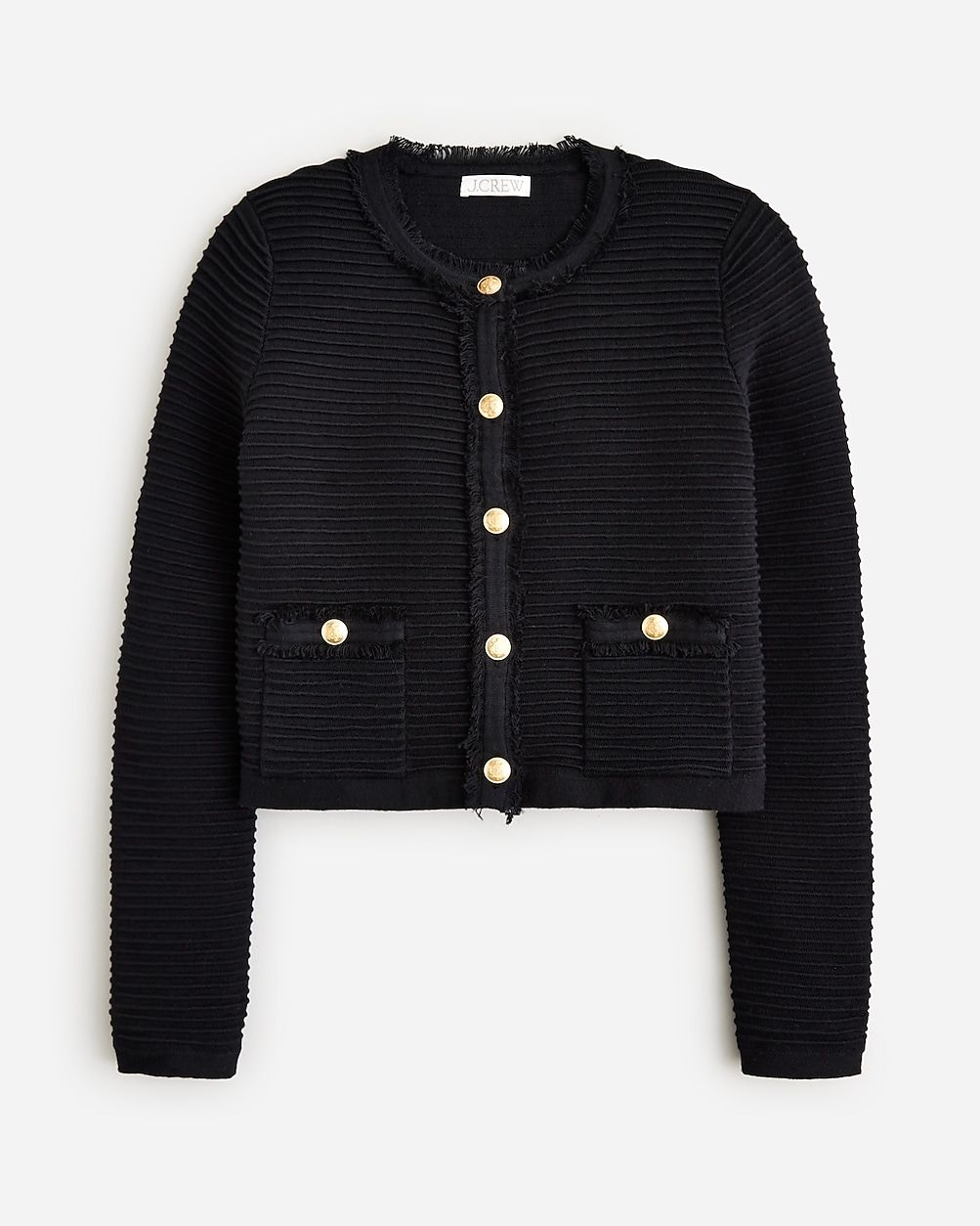 Emilie sweater lady jacket in textured cotton | J.Crew US