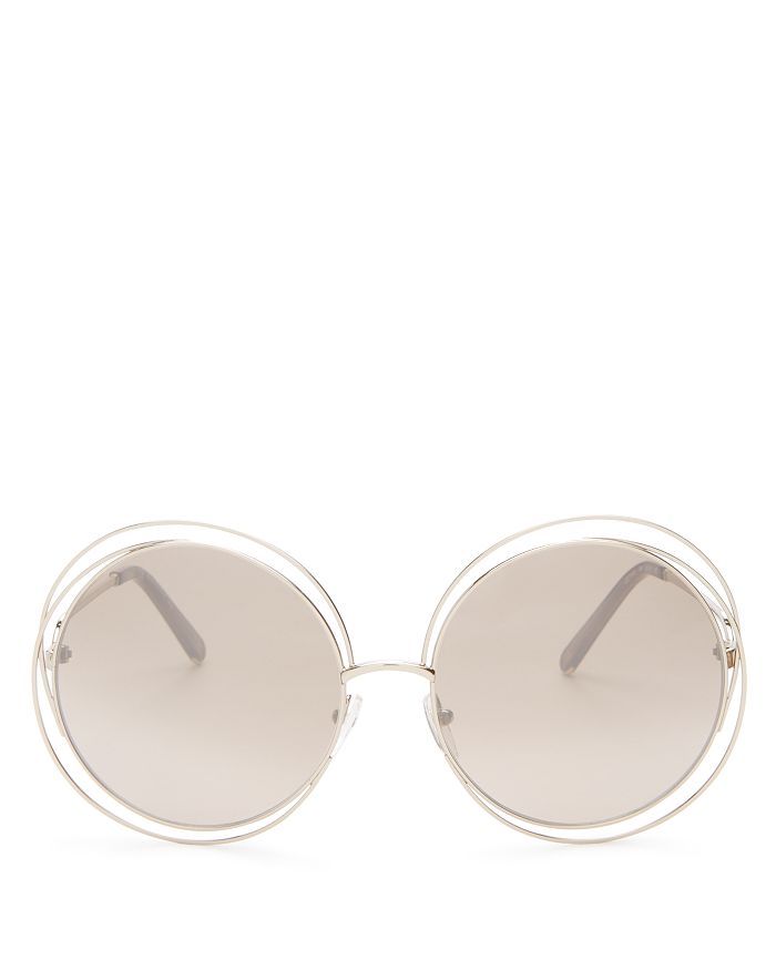Women's Carlina Round Oversized Sunglasses, 62mm | Bloomingdale's (US)