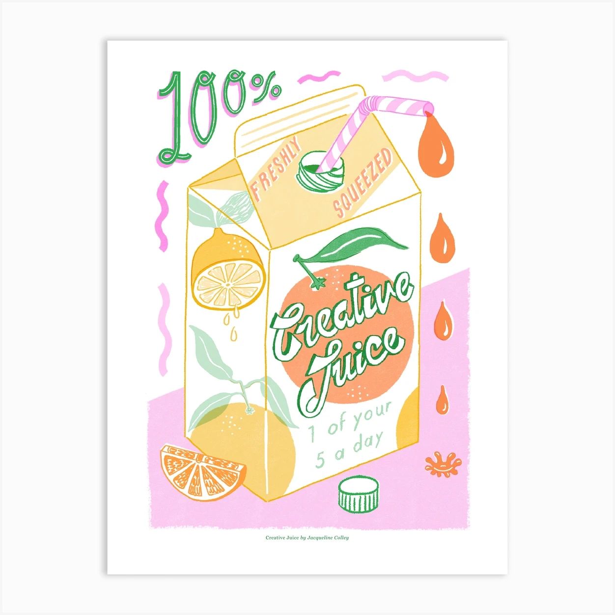 Creative Juice Layers Art Print | Fy! (UK)