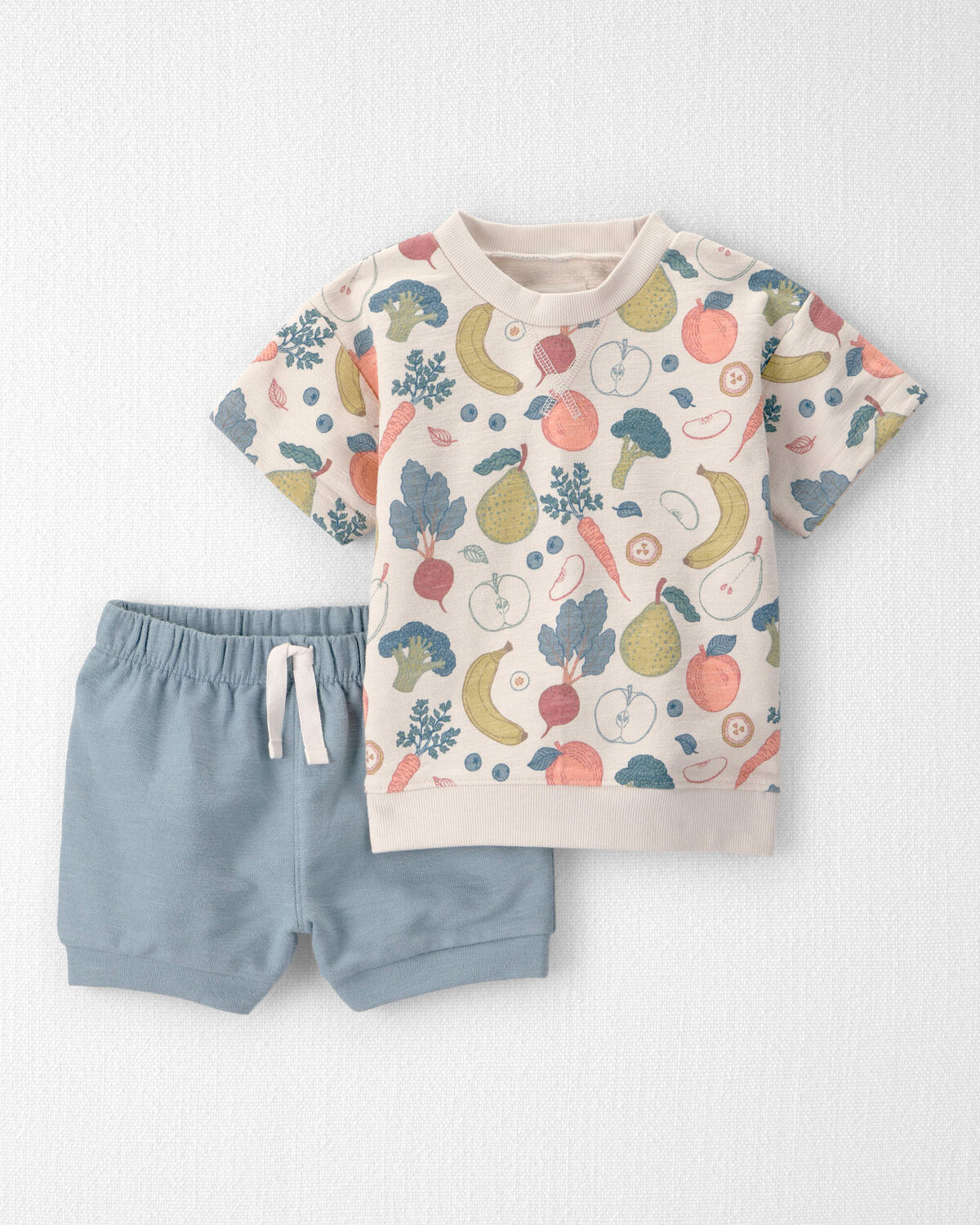 Toddler Organic Cotton Set in Veggie Fruit Print - Little Planet | Carter's | Carter's Inc