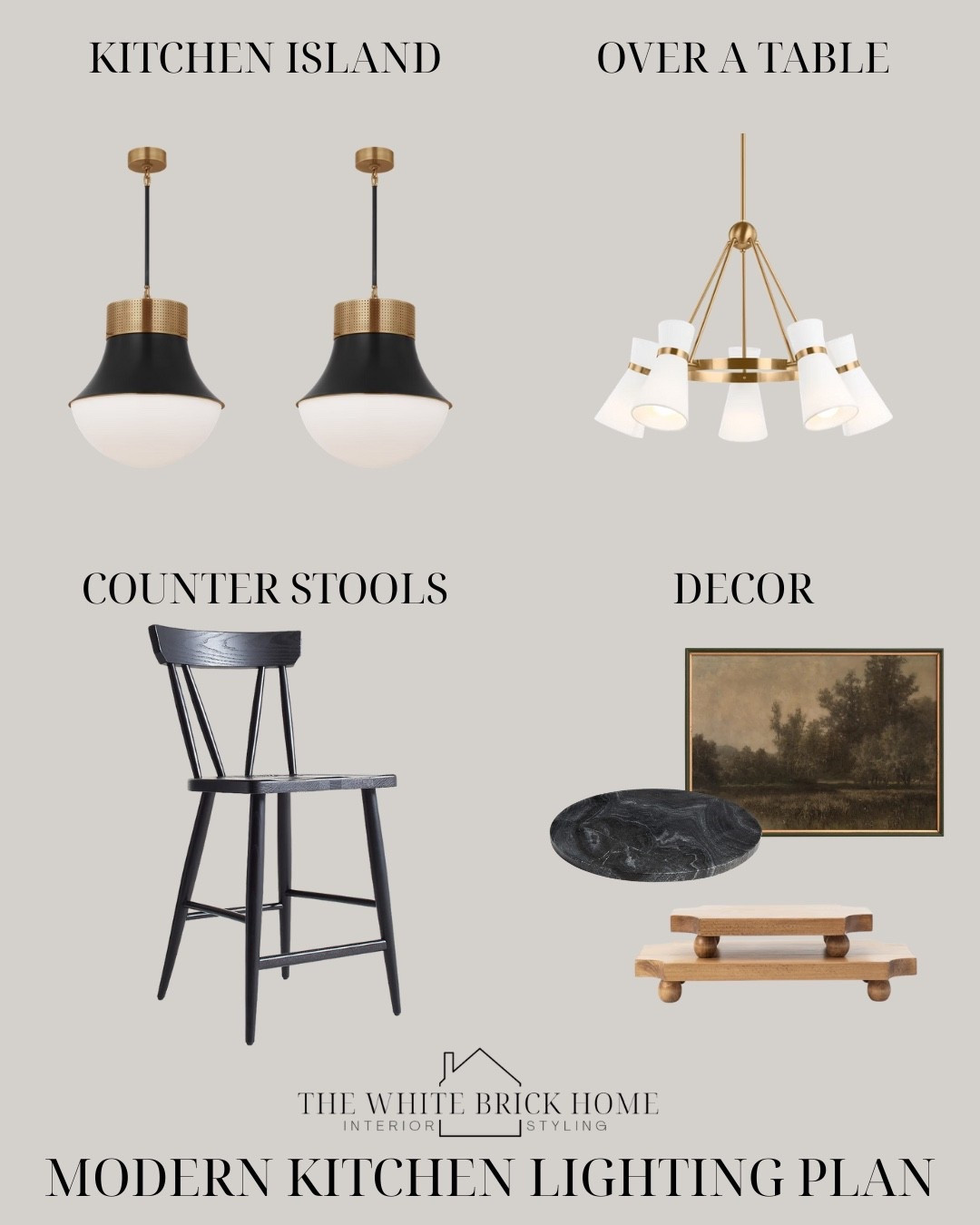 Black and brass modern lighting paired with sleek black barstools crates a bold, sophisticated kitchen look that blends luxury and style. 

Kitchen, kitchen decor, kitchen lighting, light fixtures, chandelier d open floor plan, open floor plan lighting, bar stools, counter stools, home decor, kitchen decor, dining room, dining furniture, McGee and co, pottery barn, crate and barrel 

#LTKSaleAlert #LTKHome #LTKStyleTip