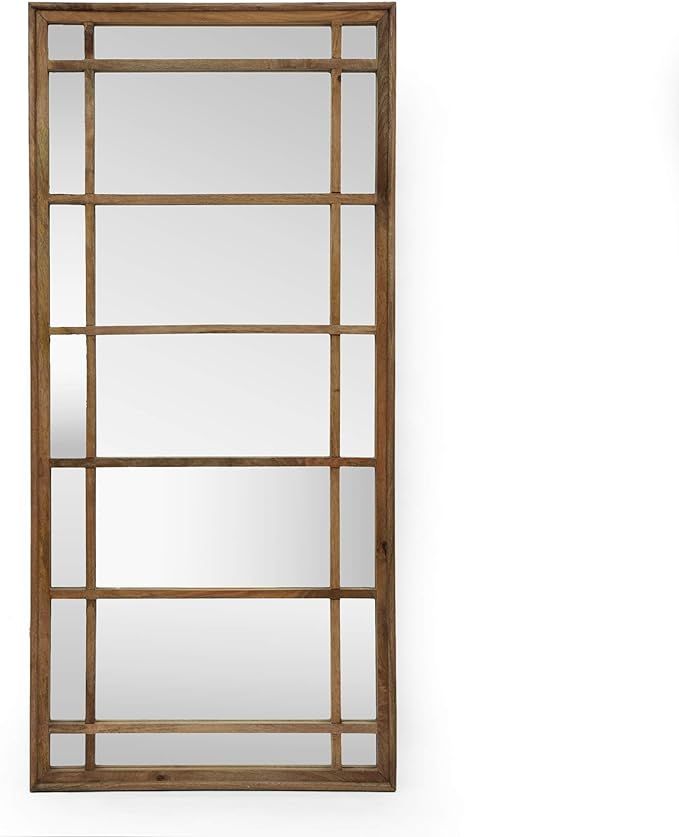 Christopher Knight Home Pondera Standing Mirror, Natural + Silver | Amazon (US)