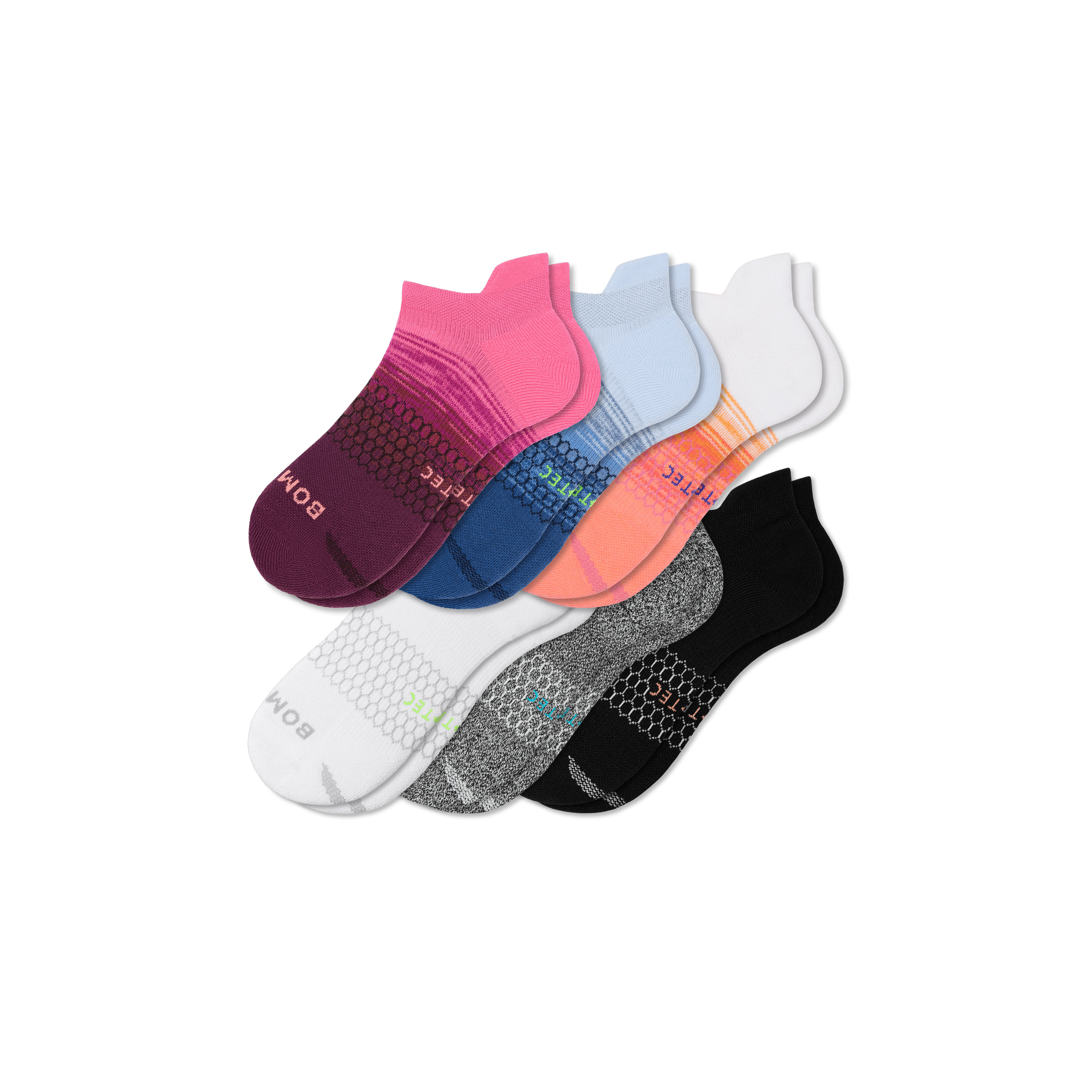 Women's All-Purpose Performance Ankle Sock 6-Pack | Bombas