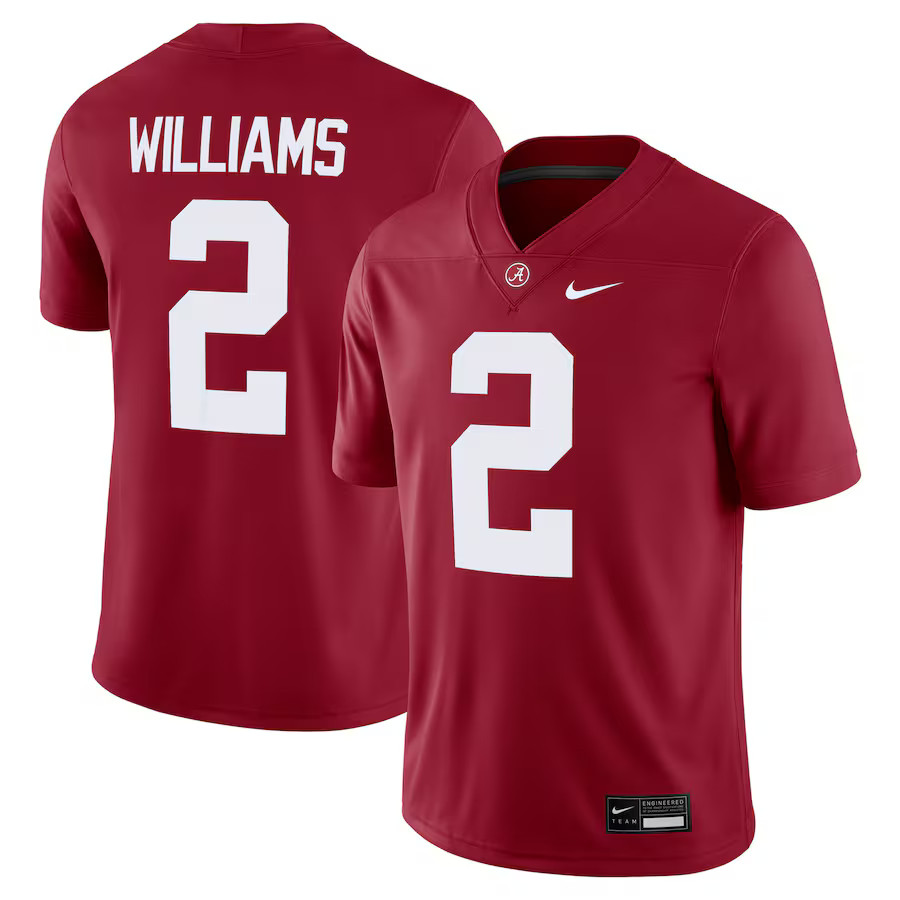 Ryan Williams Alabama Crimson Tide Nike NIL Football Game Jersey - Crimson | Fanatics