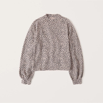 Mini Mockneck Sweatshirt | Abercrombie & Fitch (US)