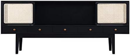 Southern Enterprises Simms Media console, Black | Amazon (US)