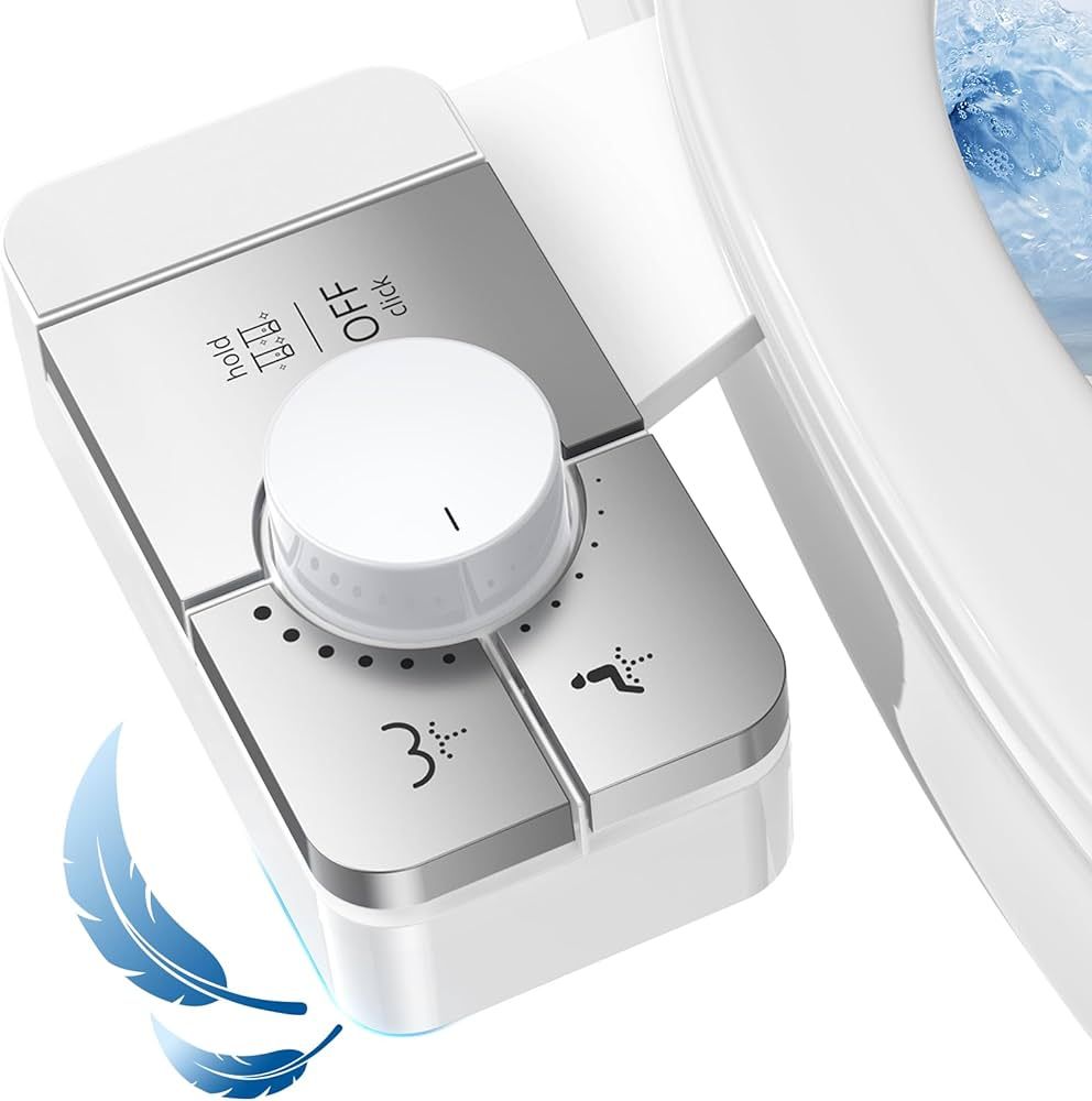 Veken Bidet Attachment for Toilet - Ultra-Slim Self Cleaning Fresh Cold Water Sprayer Bidets for ... | Amazon (US)