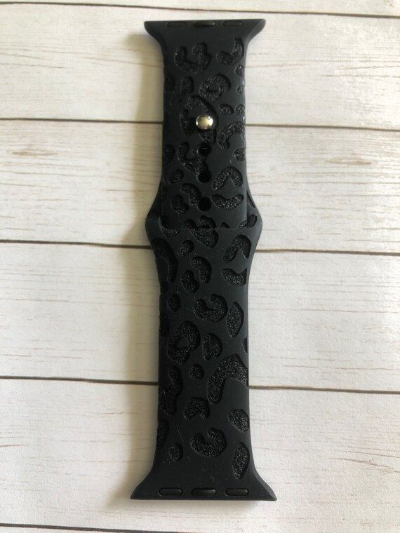 Apple Watch band silicone Watch band Cheetah print leopard | Etsy | Etsy (US)