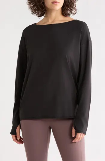 On the Move Cocoon Long Sleeve T-Shirt | Nordstrom Rack