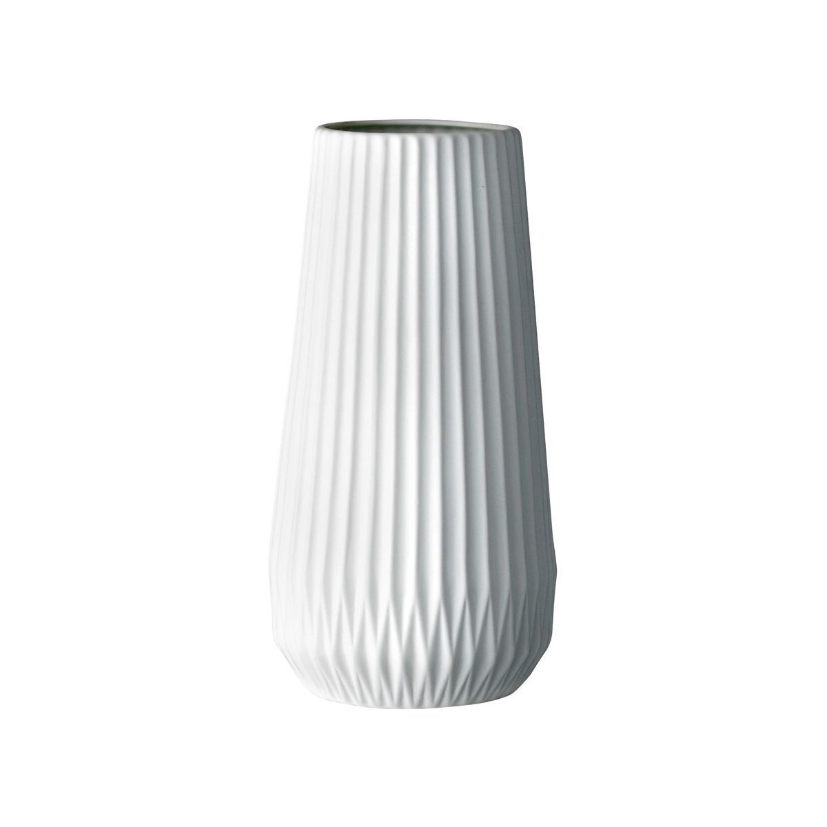 Ceramic Fluted Vase - White (5") - Storied Home | Target