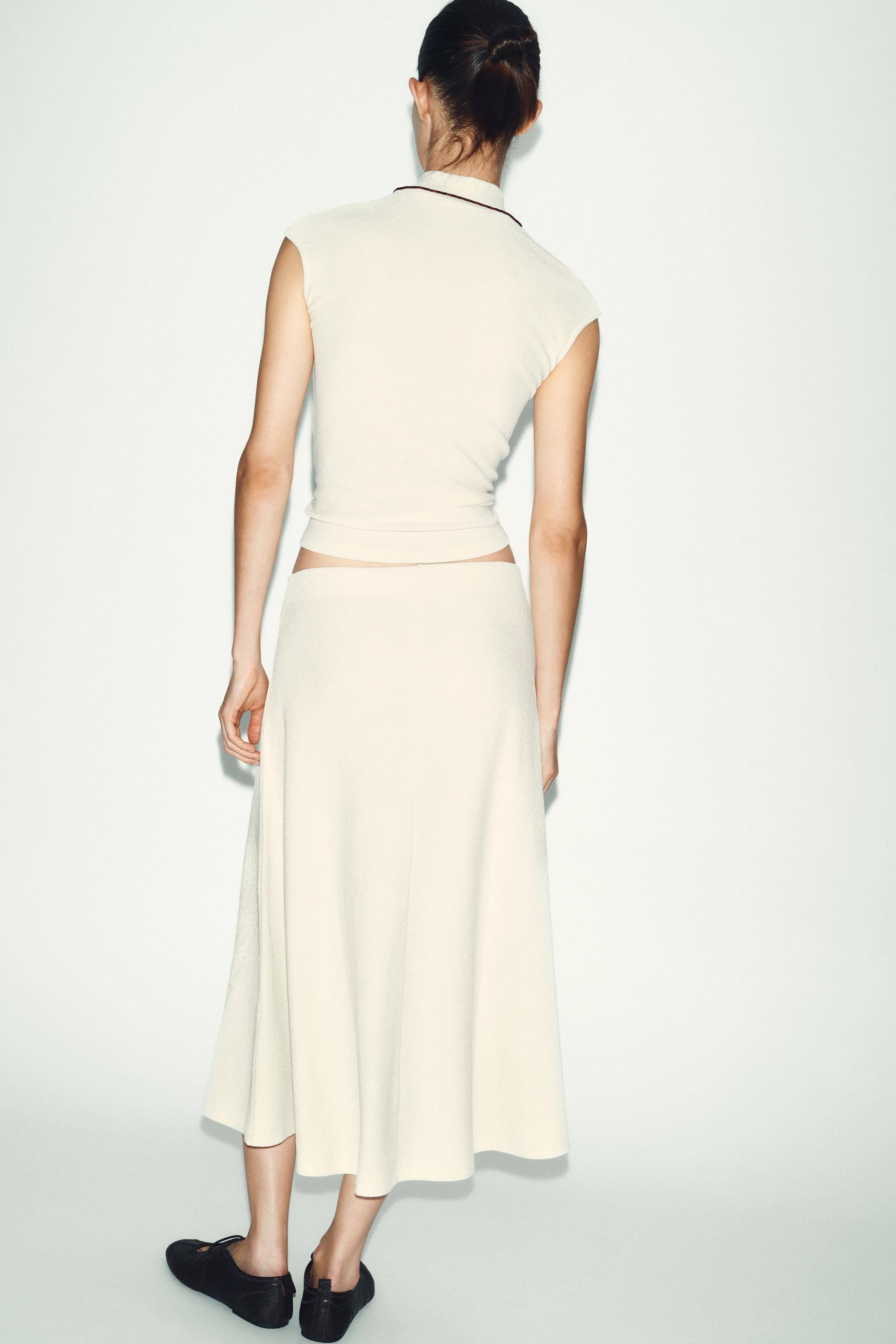 SOFT CAPE SKIRT | Zara UK