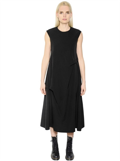 OVERSIZED TWISTED TWILL DRESS | Luisaviaroma