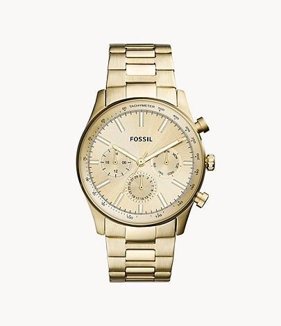 Sullivan Multifunction Gold-Tone Stainless Steel Watch | Fossil (US)