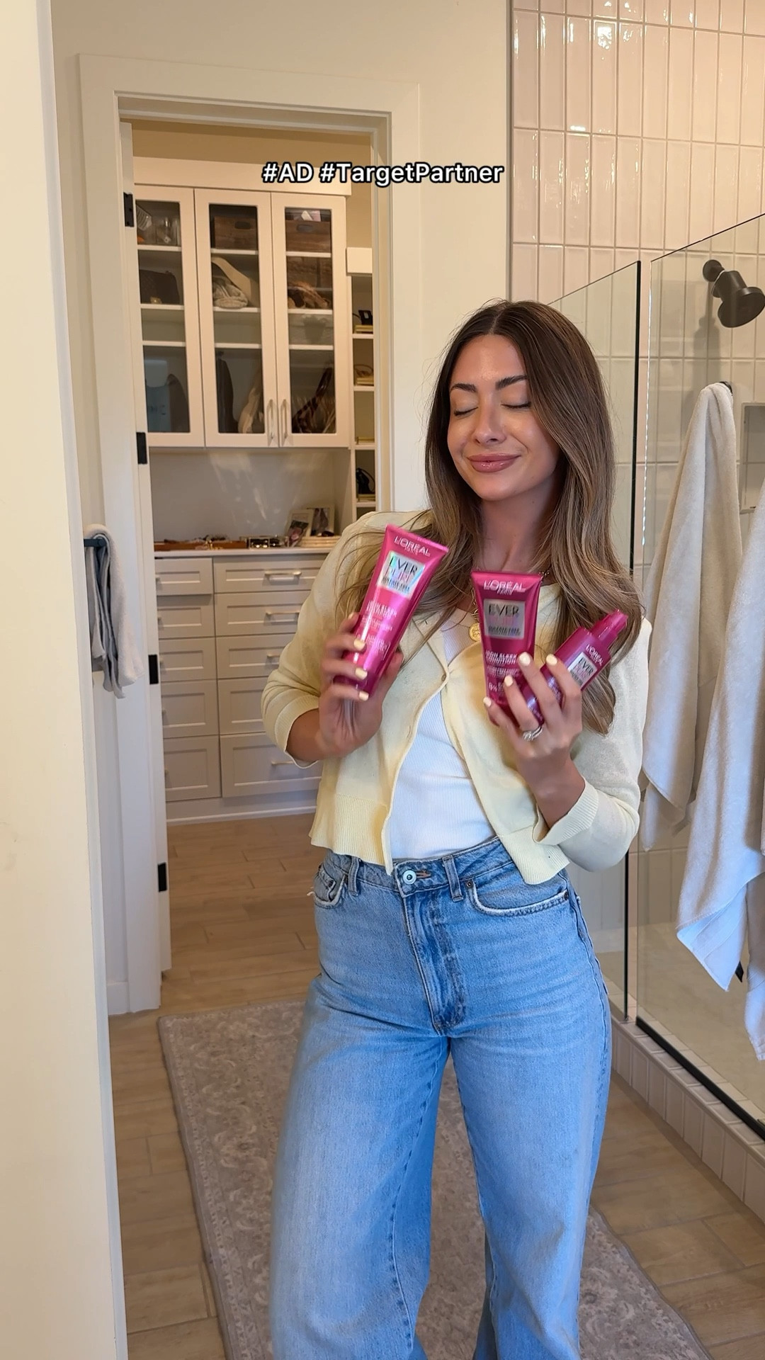 #AD | The best hair care system for frizzy hair!!! 🧴💞🌷 cannot recommend this enough! Linking all 3 over on my @LTK 🙌🏽🤩✨. 
@target @lorealparis #TargetPartner #Target #LOrealParisPartner​ #LOrealParisHairCare ​#EverPureIronSleek


#LTKmomlife #LTKselfcare