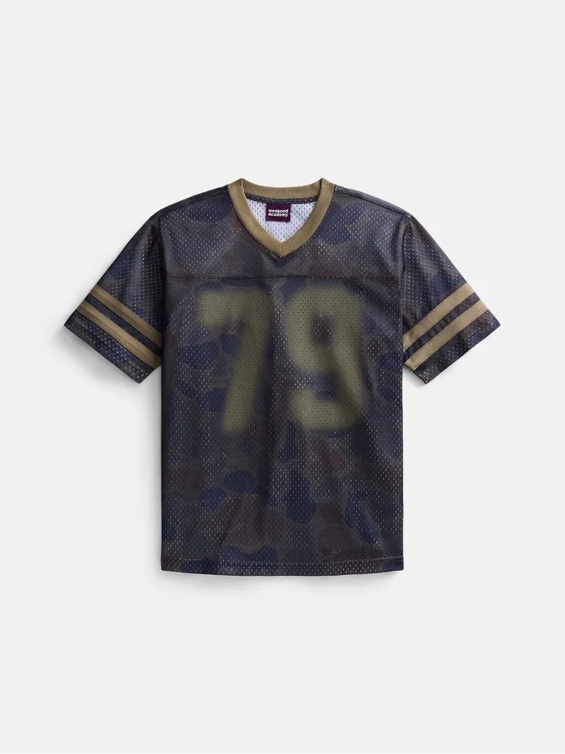 Weekend Academy Boys Mesh Football Jersey, Sizes 4-18 | Walmart (US)