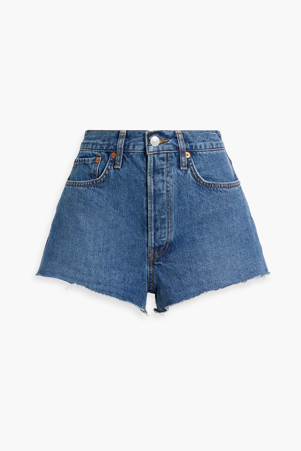 Frayed denim shorts | The Outnet (US and CA)