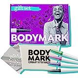 BodyMark Gift Set Temporary Tattoo Marker for Skin, Premium Brush Tip, 4 Count Pack of Assorted C... | Amazon (US)