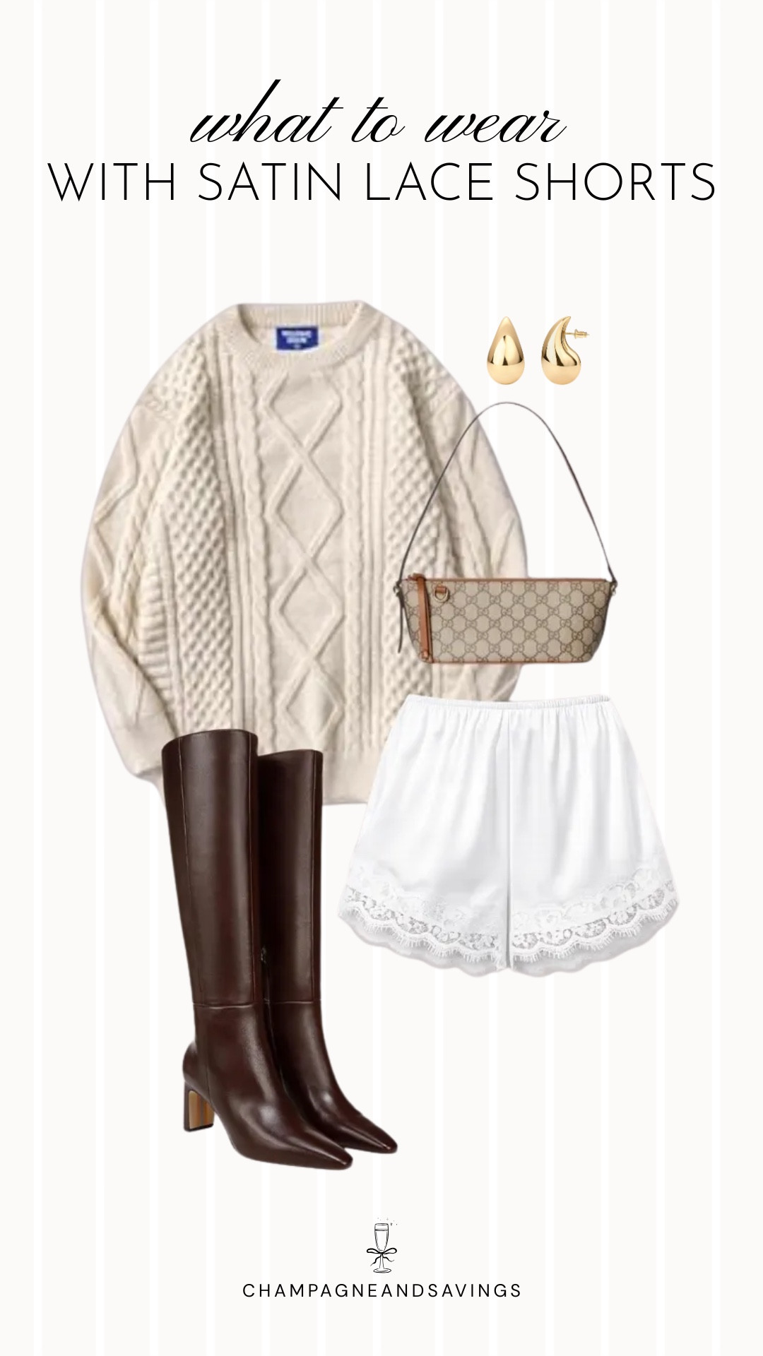 Lace satin shorts outfitts

#LTKootd