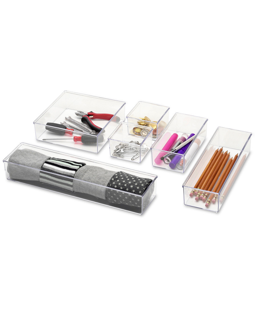 Whitmor 6pc Drawer Organizers | Ruelala