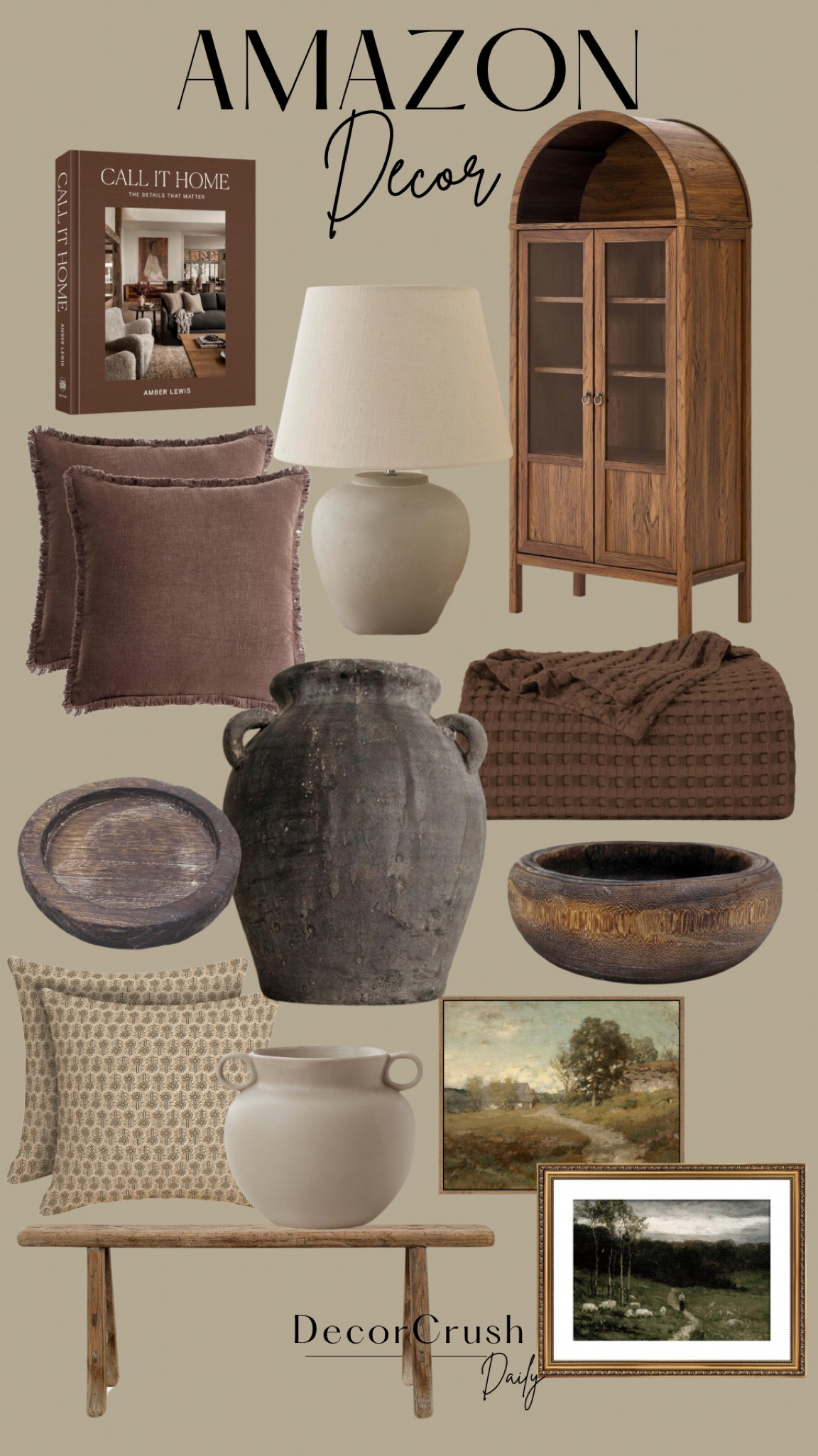 Amazon styling decor, shelving decor, styled shelf, Amazon decor, affordable decor, ceramic vase, coffee table book, styling elements, framed wall art, shelf decor, neutral decor, earthy decor, arched cabinet, waffles blanket, pillow case, noodle benchh

#LTKStyleTip #LTKFindsUnder100 #LTKHome