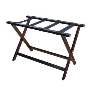 Casual Home Heavy Duty Solid Wood Luggage Rack in Espresso 102-14 | The Home Depot