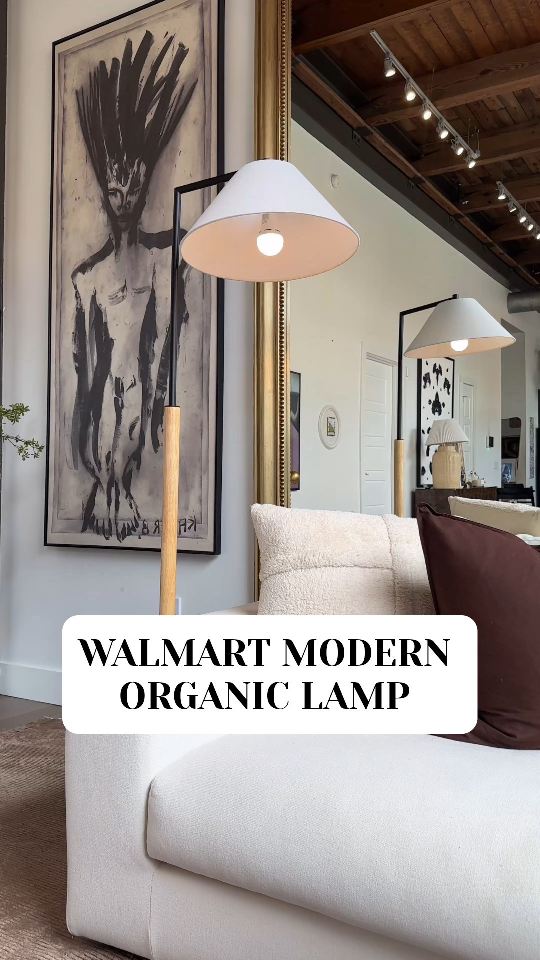 This modern organic floor lamp from Walmart looks so much more expensive than its $60 price tag! 

#LTKFindsUnder100 #LTKHome