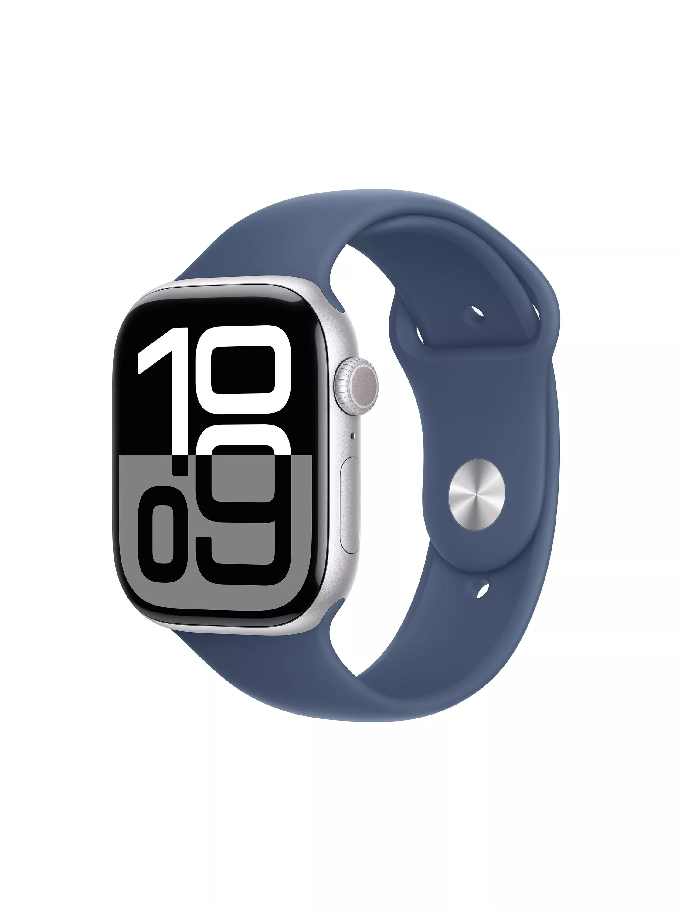 Apple Watch Series 10 GPS, 46mm, Aluminium Case, Sport Band | John Lewis (UK)