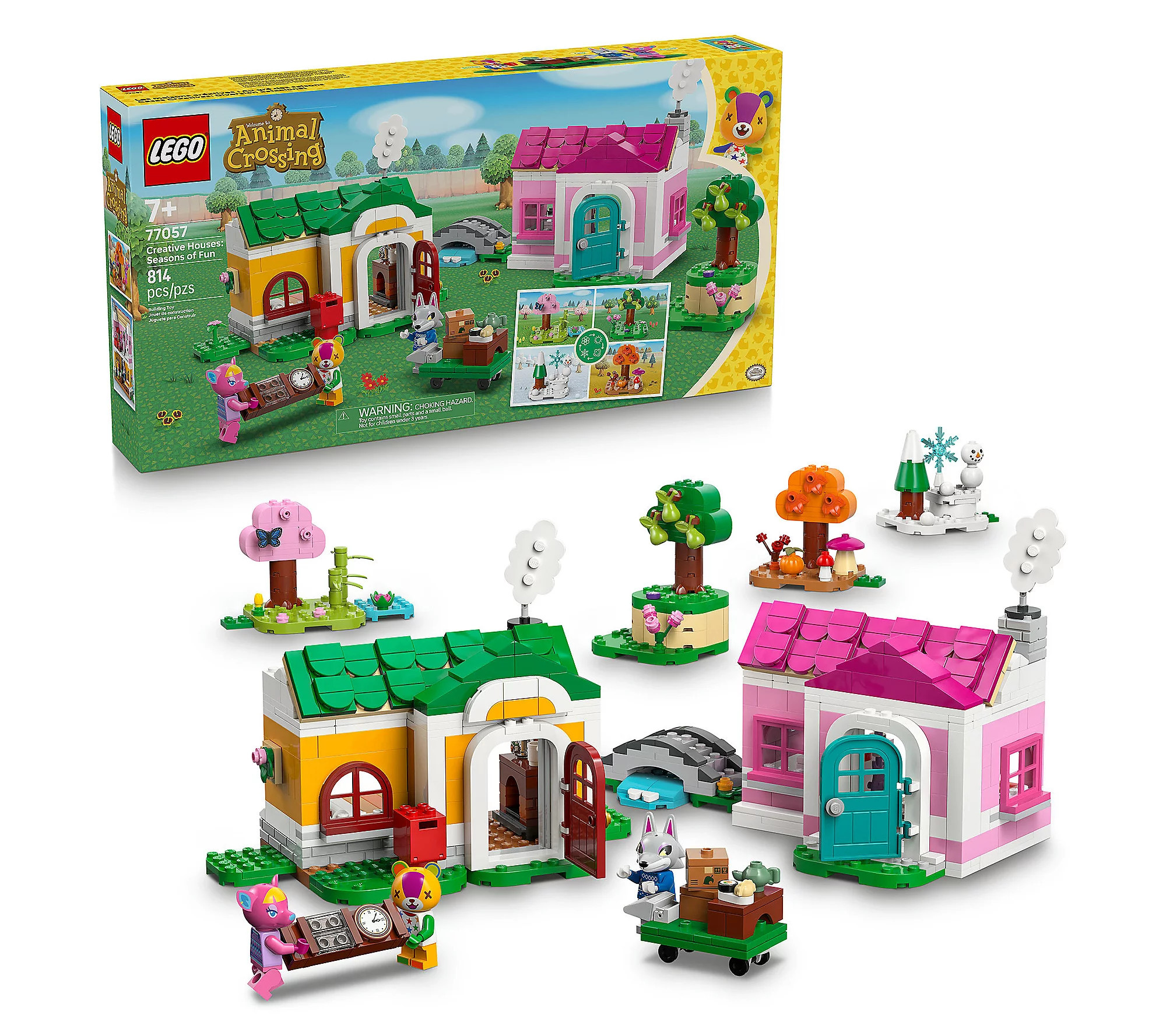 LEGO Animal Crossing Creative Houses: Seasons o f Fun Building | QVC