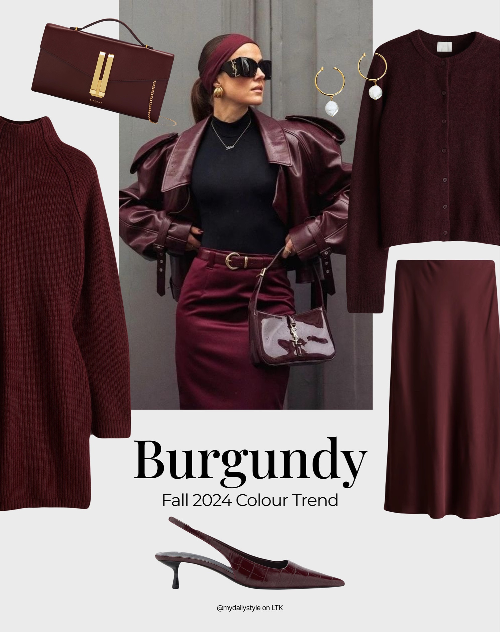 Burgundy is definitely the biggest fall/winter  colour trend! And here is my burgundy pieces selection from different brands to add to your fall looks. 

Check out more styling ideas in my profile. 

Tags: burgundy, cherry red, chocolate brown, fall style, pre-fall, autumn style, fall outfit, autumn outfit, fall fashion, autumn fashion, easy styling, simple everyday look, chic & basic outfit, Parisian look, casual outfit, capsule wardrobe, office look, brunch style, high street. 

#LTKstyletip #LTKautumn #LTKbag