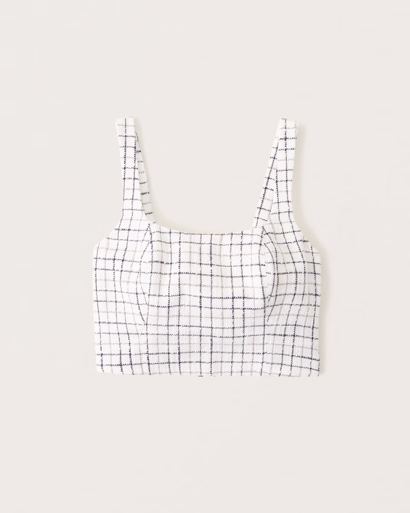 Women's Tweed Cami Set Top | Women's Clearance | Abercrombie.com | Abercrombie & Fitch (US)