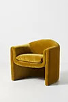 Velvet Sculptural Chair | Anthropologie (US)