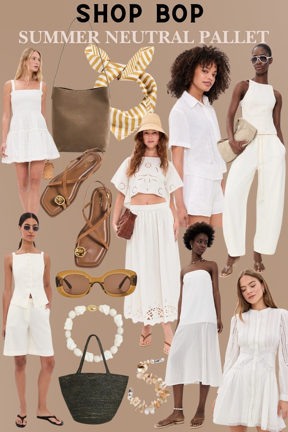Rising Temps = A Closet Cooldown 
Summer Shades of White 🤍☀️🤎

From mini and midi dresses, crisp button downs, flat leather sandals and fun accessories to matching sets - ShopBop has your Summer Whites wardrobe covered! 


Everything is linked in my LTK - tap below to shop 
👇🏻🔗🛒🤍


#summer fashion inspo
#summer outfit
#summer dress
#white midi dress
#white mini dress
#linen fashion
#strappy sandals
#matching set
#quiet luxury
#European fashion
#shades of white 
#vacation style
#vacation outfit idea 
#classic fashion 
#neutral fashion inspo 
#straw handbag
#shoulder bag
#summer handbag 
#ootd

#LTKootd #LTKOver40 #LTKSeasonal