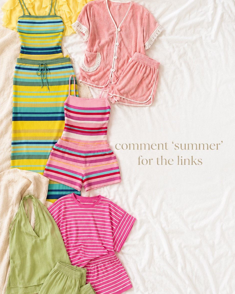 amazon summer finds ☀️🌸

the cutest pieces for beach trips, vacation outfits, coffee runs, lake weekends + everyday summer plans 🤍 obsessed with these colors and comfy sets!!

comment “summer” and I’ll send the links 🫶

#amazonfinds #amazonfashion #amazonsummerfinds #summeroutfits #vacationoutfits #beachoutfits #ltkfinds #collegegirlstyle #summerfashion #amazonfavorites

#LTKgrwm #LTKootd #LTKSaleAlert