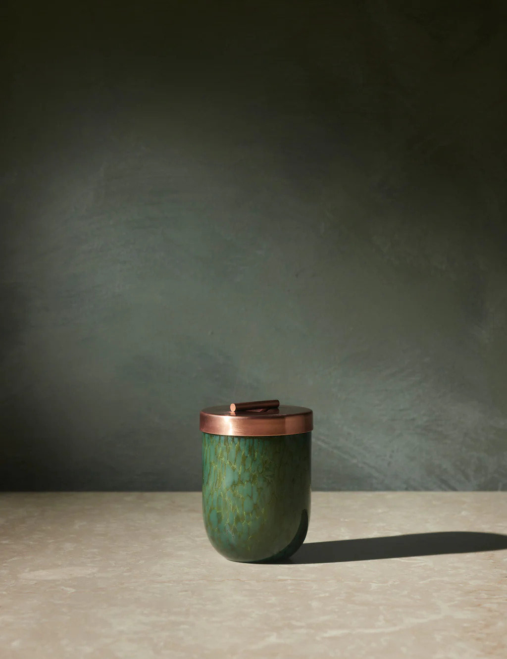 Cypress & Fir 7oz Blown Glass Candle | Lulu and Georgia 