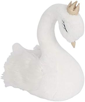 Lambs & Ivy Signature Swan Princess Plush White Stuffed Animal Toy - Princess | Amazon (US)