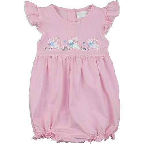 Pink Knit Bunny Bubble | Cecil and Lou