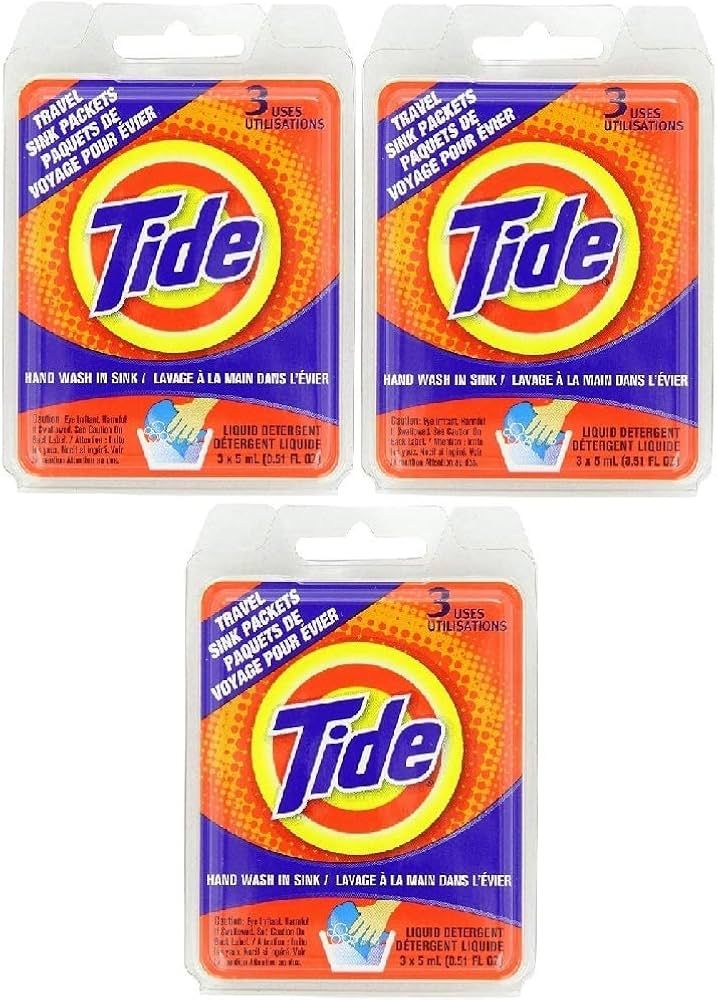 Tide Sink Packs Laundry Detergent Does 3 Loads (3 packs of 3) | Amazon (US)