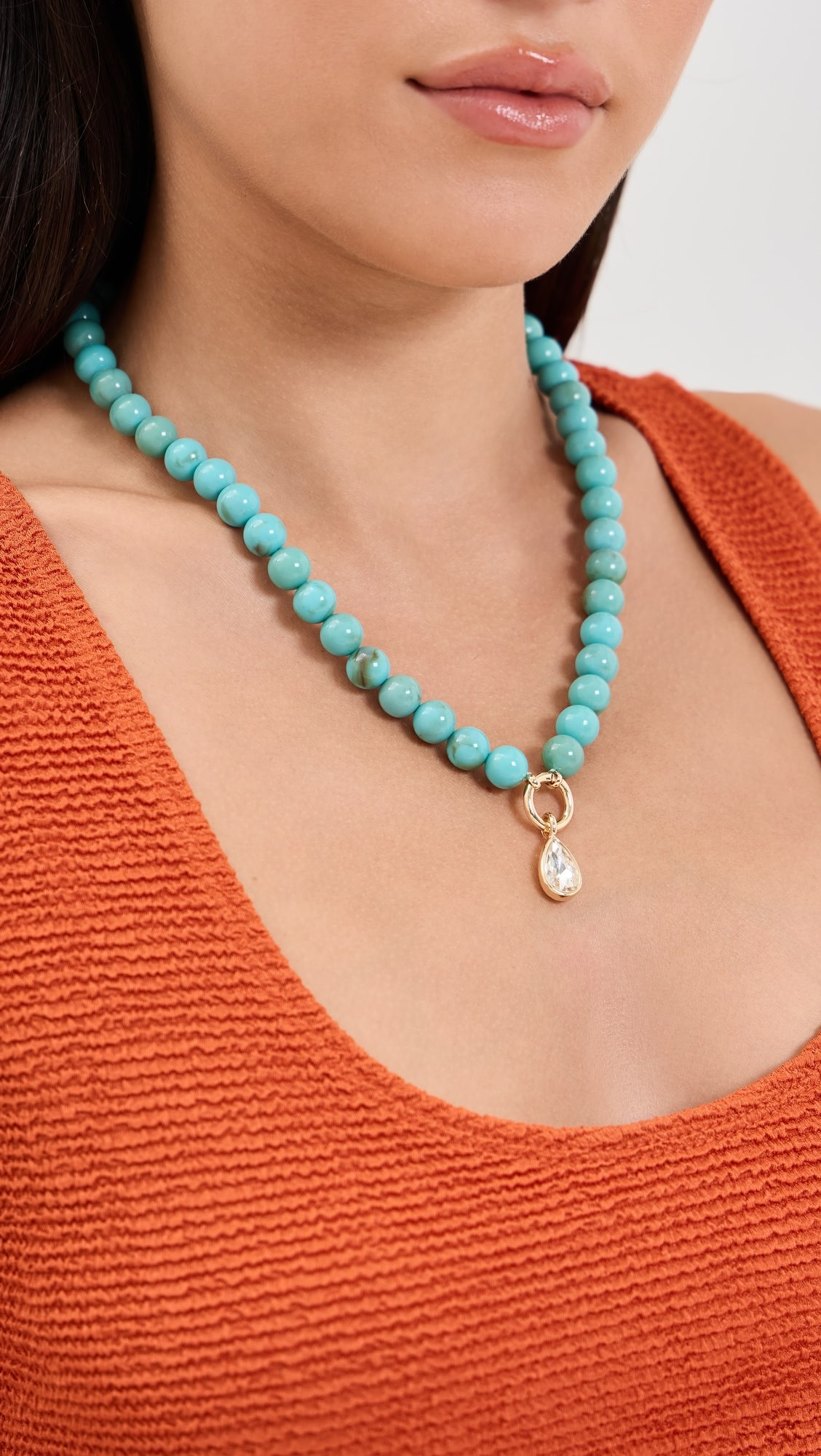 BaubleBar Janette Beaded Ring Necklace | Shopbop | Shopbop