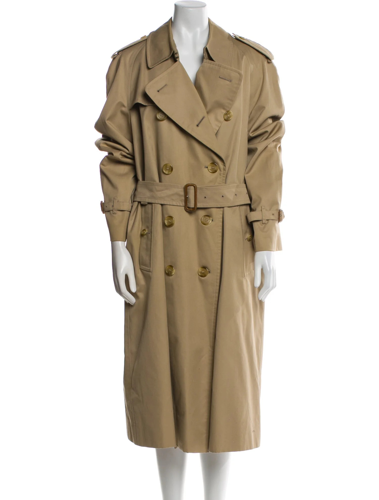 Vintage Wool Trench Coat | The RealReal