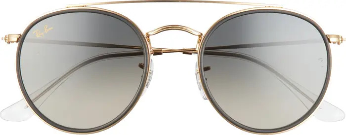 51mm Aviator Gradient Lens Sunglasses | Nordstrom