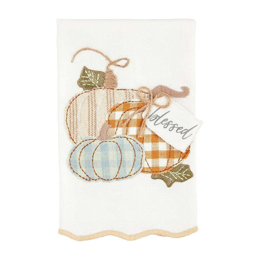 Mud Pie Fall Hand Towel, Blessed, 14" x 21" | Amazon (US)