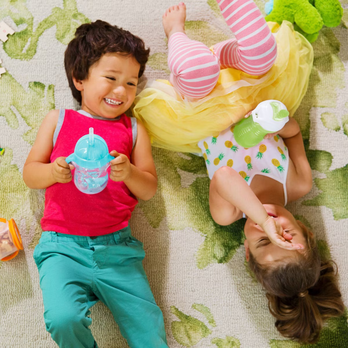 Munchkin Click Lock 9oz Bite Proof Soft Spout Sippy Cup – 2pk Blue/Green | Target