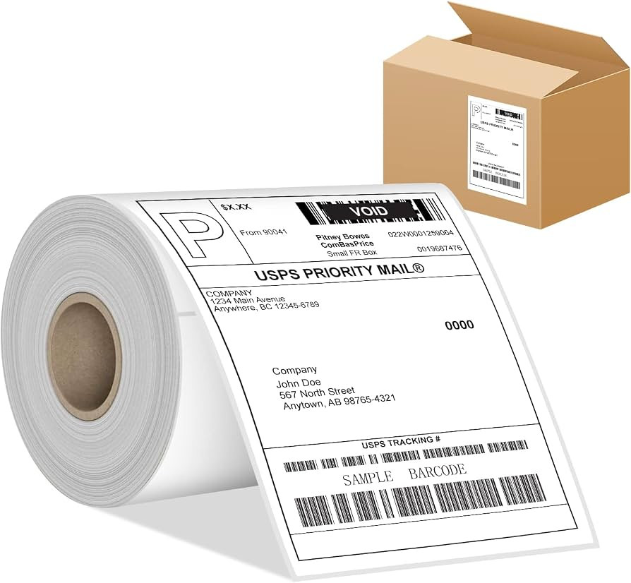 4”x6” Thermal Labels 250 Labels - BESTIKER 4x6 Shipping Labels 1 Rolls, Compatible Zebra 2844... | Amazon (US)