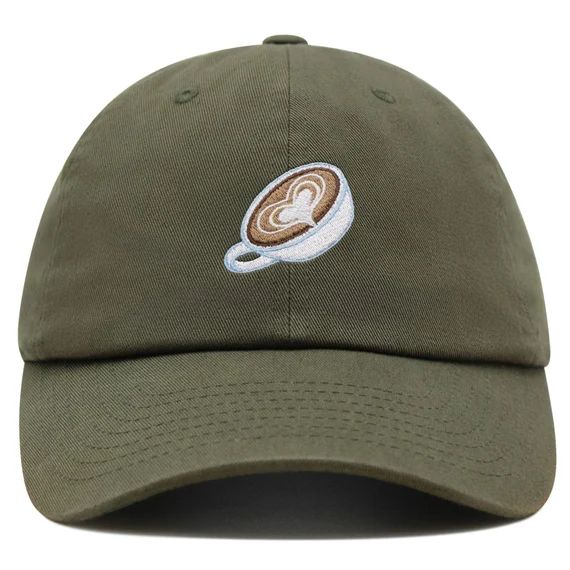 Latte Premium Dad Hat Embroidered Baseball Cap Coffee Cafe - Etsy | Etsy (US)