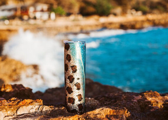 Gypsy Leopard Glitter Tumbler, Gypsy Glitter Tumbler, Boho Glitter Tumbler, Gypsy Gift, Leopard G... | Etsy (US)