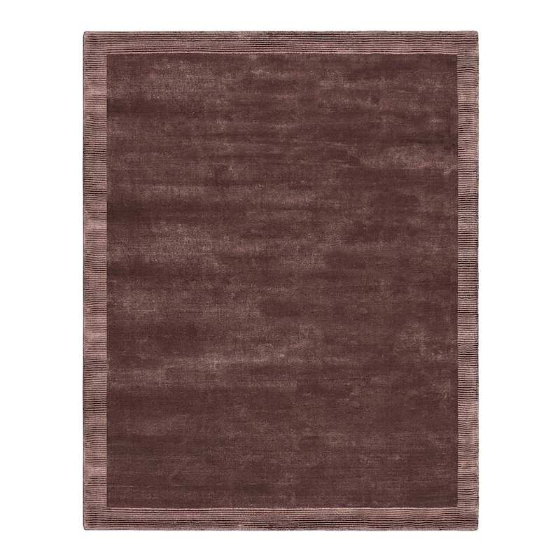 (A548) Chocolate Brown Penrose Area Rug, 8X10, Viscose, sold by At Home | At Home