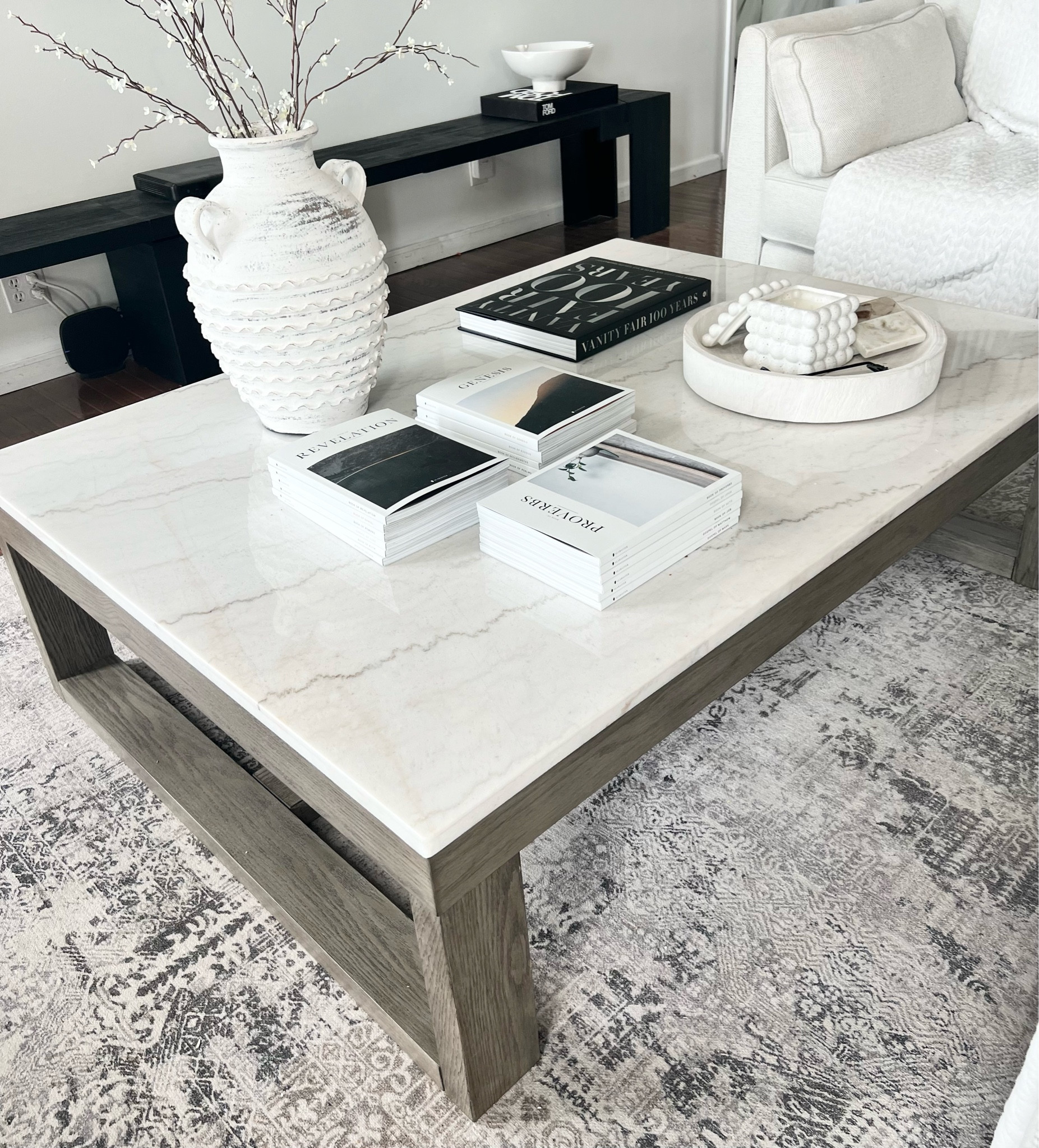 Marble coffee table 

#LTKHome #LTKStyleTip